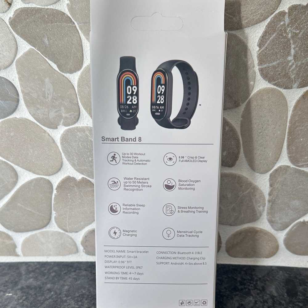 Black Smart Band 8 - Picture 2 of 3